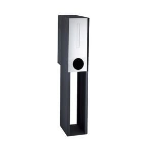 Sandleford Black Stainless Steel Empire Pillar Letterbox