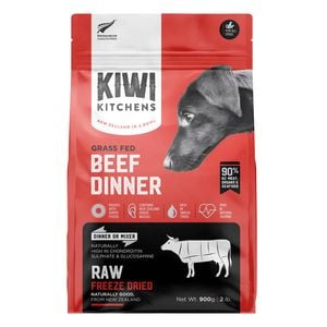 Kiwi Kitchens Freeze-dried Dog Food Beef Dinner 900 Gm
