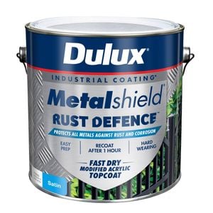 Dulux 4L Vivid White Satin Metalshield Rust Defence