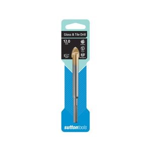 Sutton Tools 12.0mm Glass and Tile Drill Bit