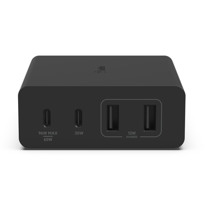 Belkin Boost Charge Pro 4-port Gan Charger (108w) - Black