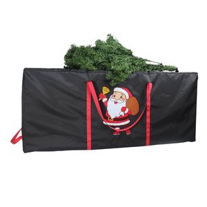Catzon Christmas Storage Bag Waterproof Multipurpose Bag for Holiday Storage-SantaClaus2Black