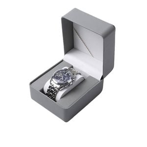 Catzon Watch Box Single Slot Portable Organizer Display Case-grey