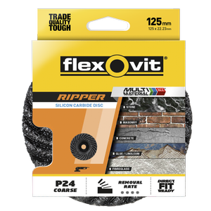 Flexovit 125 x 22.23mm Stripping Ripper Grinding Disc