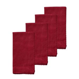 Ecology Weft Set of 4 Napkins 45x45cm Elderberry
