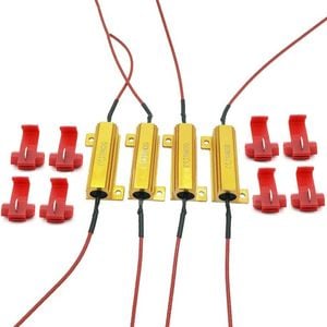 Digitel 4pcs LED Flasher Relay Load Resistor 50W 12V 6Ω