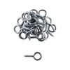 Everhang 12mm Zinc Plated Screw Eye Hook -  25 Pack