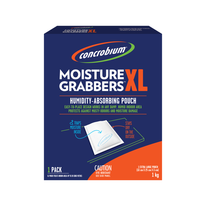 Concrobium 1kg Moisture Grabbers Humidity Absorbing Pouches XL - 1 Pack
