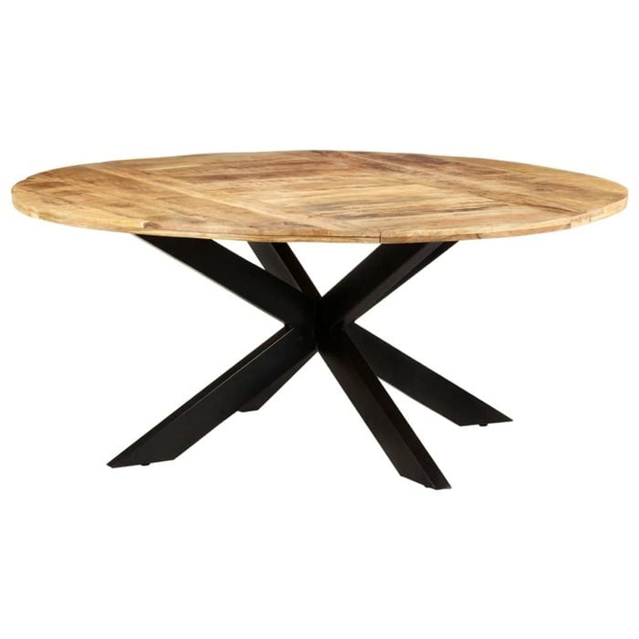 vidaXL Dining Table Round Kitchen Table Desk