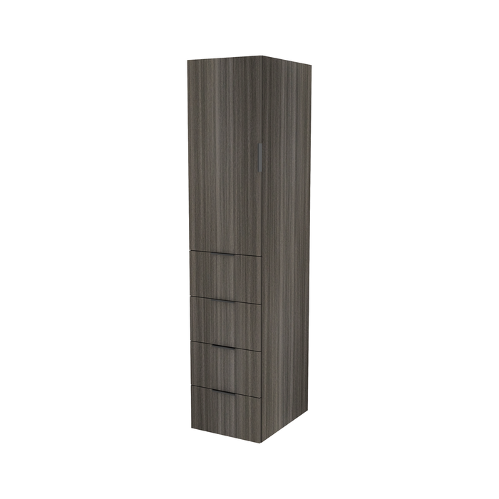 Lugna 2048 x 450 x 580mm Storm 3 Shelf 4 Drawers Left Hinged Door Storage Cabinet