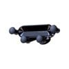Car Phone Holder Metal Gravity Universal Rotation Ball Air Vent Cellphone Stand (Dark grey)