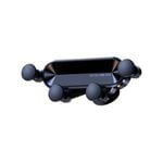 Car Phone Holder Metal Gravity Universal Rotation Ball Air Vent Cellphone Stand (Dark grey)