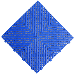 Dream Garages Australia 40 x 40cm 1.12m2 Blue interlocking Garage Floor Tile - 7 Pack 