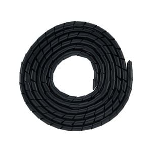 Click 5m 15mm Black Spiral Wrap