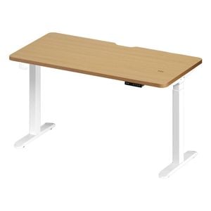 Oikiture Electric Standing Desk With Wireless Charging Dual Motor  140CM