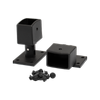 ProtectorAl 66 x 44 x 80mm Black Angle Bracket - 2 Pack
