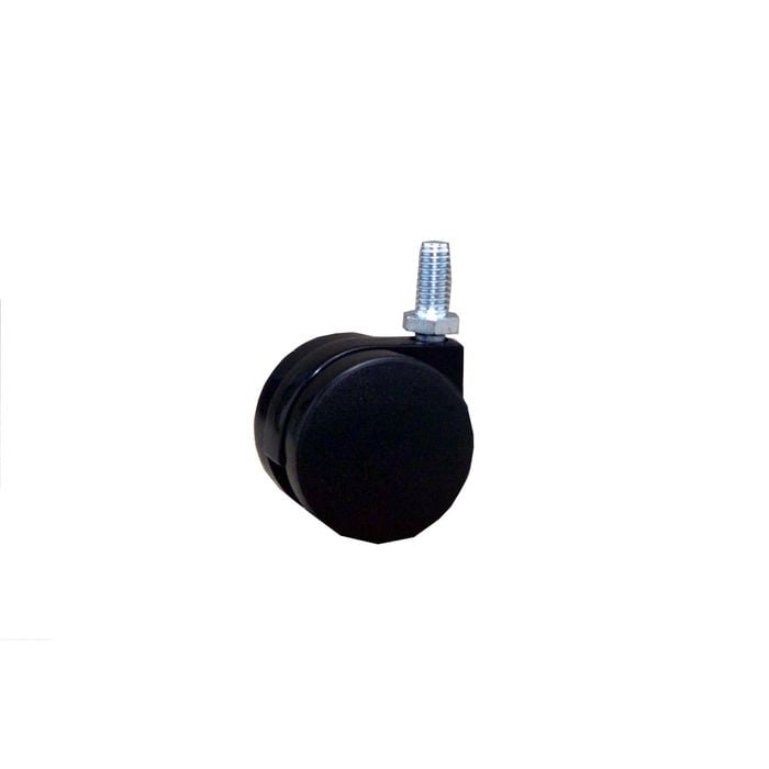 Move It 50mm 3/8 Thread Furniture Hooded Castor - 2 Pack