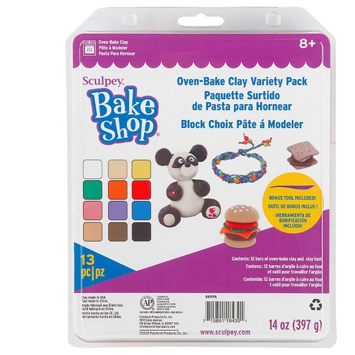 Sculpey 12 Piece Variety Pack Bake Shop
