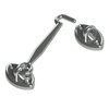 Hooks-cabin *c 100mm Cp C/w Screws
