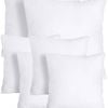 14x Premium Euro 100% Cotton Pillow With Cover Filled Durable Soft European Square 65x65cm