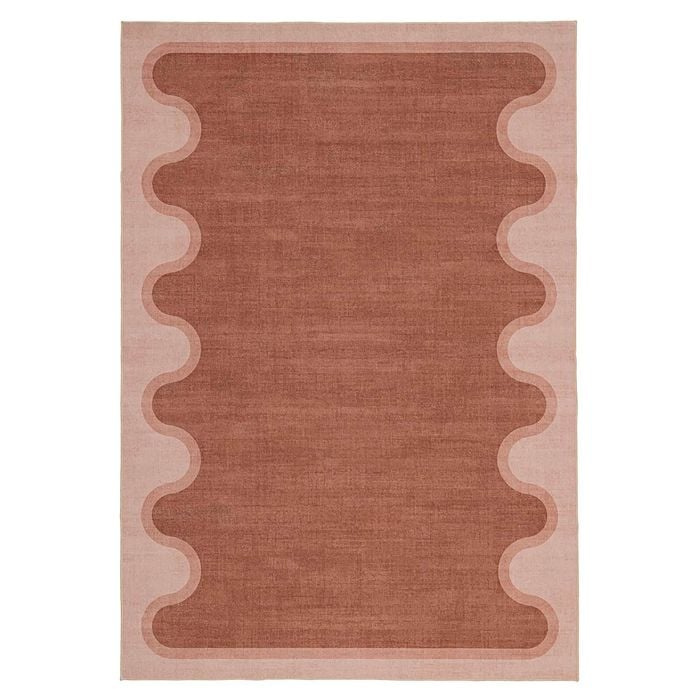 Loopsie-330cm X 240cm-hawi Pink Terracotta Washable Rug