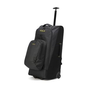 Tosca Delta Trolley Backpack Rolling Luggage Travel Bag Black/Yellow 75cm
