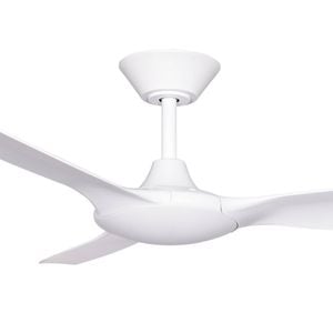 ThreeSixty 132cm 3 Blade DC White Delta Ceiling Fan