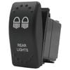 Switch Boss Dual Red LED Laser Etched Rocker Switch - Rear Lights