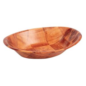 Olympia Oval Wooden Bowl Small Acacia Serving Dish Tableware