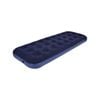 All Set Blue Single Size Flocked Airbed Inflatable Camping Mattress
