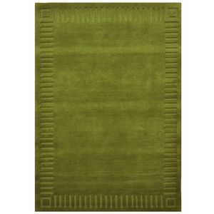 Handtufted Wool Rug-unique 6445-garden Green-160x230cm
