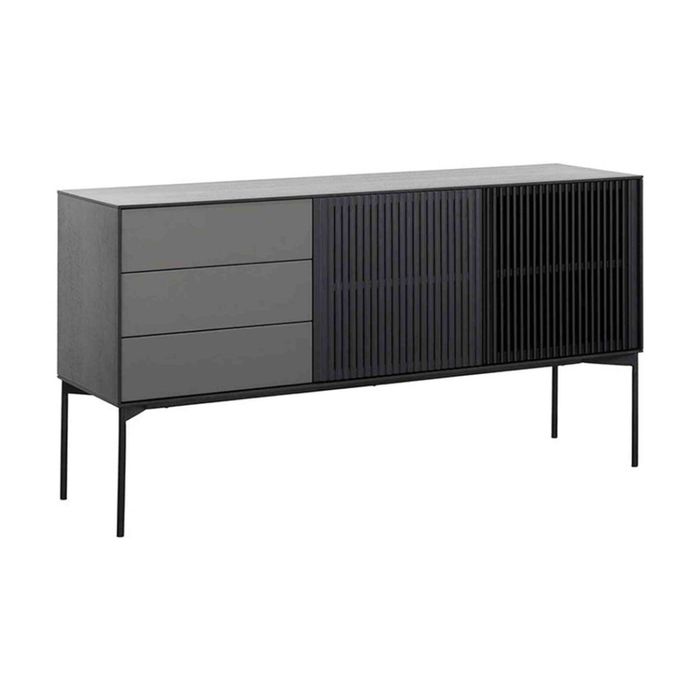 Modern Furniture SEGAN Sideboard Buffet 160cm - Black & Grey