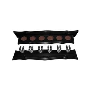 Formula Sports 6 Clip Pool Cue Wall Billiards Rack Black