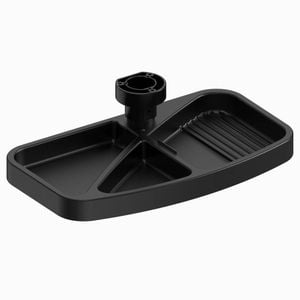 Desky Under Desk Swivel Drawers - Black