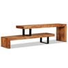 vidaXL Solid Acacia Wood TV Stand Home HiFi Entertainment Centre Side Unit