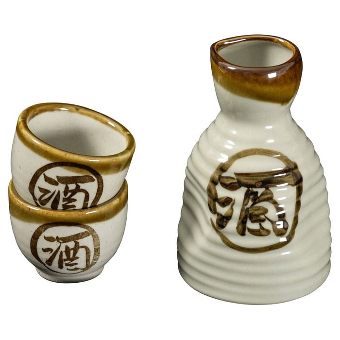 Omotenashi Sake Set of 3 - 144ml Flask