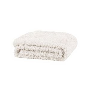 J.Elliot Lyla Faux Sheep Fur Throw Rug Ivory
