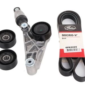 Drive Belt Tensioner and Pulley Kit For Jeep Wrangler JK JL 3.6L ERB 2012-Onward