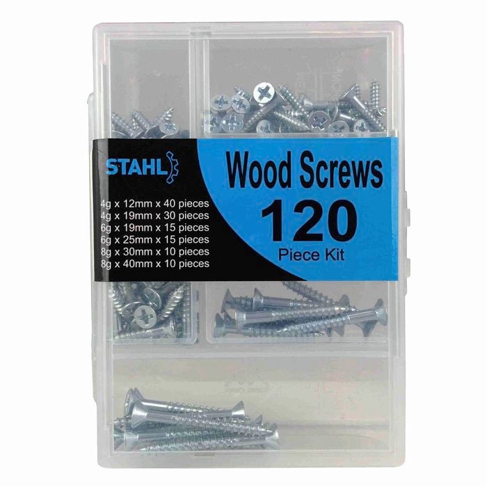 STAHL Handy Kit Wood Screws 120pce