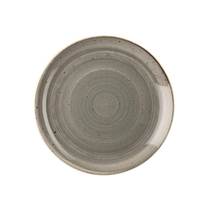 Churchill Coupe Plate Stonecast Grey 288mm 12 Pack