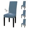 Catzon 4 Pcs Dining Chair Covers Waterproof Stretch-Dusty Blue