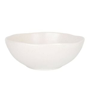 NF Living Salad Bowl 25x10 Ceramic Durable Stoneware Serveware White