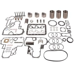 Rebuild Kit Liners Pistons Rings Bearings Gasket Set Fits Kubota D1402