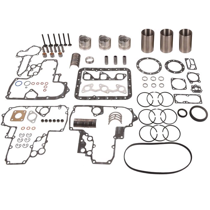 Rebuild Kit Liners Pistons Rings Bearings Gasket Set Fits Kubota D1402