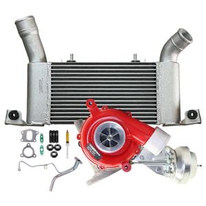 Gen1 High Flow Vt12 Turbo Charger With 64mm Intercooler And Genuine Oil Feed Pipe For Mitsubishi Pajero 4m41 3.2l