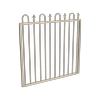 ProtectorAl 800 - 1200 x 1200mm Paperbark Aluminium Pool Gate Loop And Spear