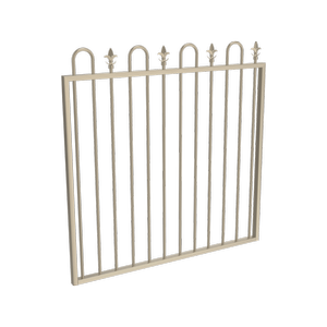 ProtectorAl 800 - 1200 x 1200mm Paperbark Aluminium Pool Gate Loop And Spear