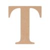 All Set 9cm MDF Alphabet Letter T