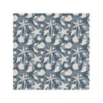 Shells in Sapphire 20cm x 28cm Wallpaper Sample