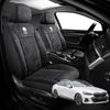 Australian Goose Edition Front Seat Covers for BMW 5 Series 2017 - 2023 (G30 G31 G38) - Suede, Universal Fit - Black